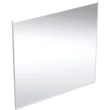   Geberit Option Plus Square tükör 75x70 cm, közvetlen és közvetett világítással, alumínium 502.782.00.1
