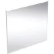 Geberit Option Plus Square tükör 75x70 cm, közvetlen és közvetett világítással, alumínium 502.782.00.1