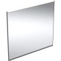 Geberit Option Plus Square tükör 75x70 cm, közvetlen és közvetett világítással, matt fekete 502.782.14.1