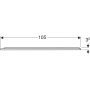 Geberit Option Plus Square tükör 105x70 cm, közvetlen és közvetett világítással, alumínium 502.784.00.1