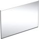 Geberit Option Plus Square tükör 105x70 cm, közvetlen és közvetett világítással, matt fekete 502.784.14.1