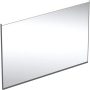 Geberit Option Plus Square tükör 105x70 cm, közvetlen és közvetett világítással, matt fekete 502.784.14.1