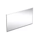 Geberit Option Plus Square tükör 120x70 cm, közvetlen és közvetett világítással, matt fekete 502.785.14.1