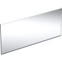Geberit Option Plus Square tükör 160x70 cm, közvetlen és közvetett világítással, matt fekete 502.787.14.1