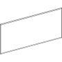 Geberit Option Plus Square tükör 160x70 cm, közvetlen és közvetett világítással, matt fekete 502.787.14.1