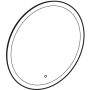 Geberit Option kör alakú tükör 90 cm, közvetlen és közvetett világítással 502.799.00.1