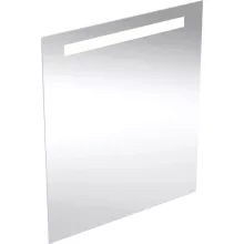   Geberit Option Basic Square tükör felső világítással 60x70 cm, eloxált alumínium 502.805.00.1