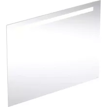  Geberit Option Basic Square tükör felső világítással 90x70 cm, eloxált alumínium 502.808.00.1