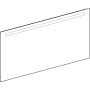 Geberit Option Basic Square tükör felső világítással 140x70 cm, eloxált alumínium 502.811.00.1