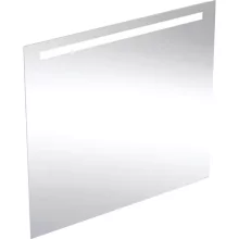   Geberit Option Basic Square tükör felső világítással 100x90 cm, eloxált alumínium 502.814.00.1