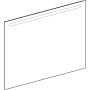 Geberit Option Basic Square tükör felső világítással 120x90 cm, eloxált alumínium 502.815.00.1
