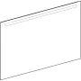 Geberit Option Basic Square tükör felső világítással 140x90 cm, eloxált alumínium 502.816.00.1