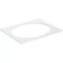 Geberit Selnova Square mosdópult 59,1x47,5 cm, fényes fehér 502.860.00.1