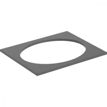   Geberit Selnova Square mosdópult 59,1x47,5 cm, matt láva 502.861.00.1