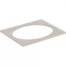   Geberit Selnova Square mosdópult 59,1x47,5 cm, világos hikoridió 502.863.00.1