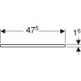 Geberit Selnova Square mosdópult 79,1x47,5 cm, magasfényű fehér 502.864.00.1