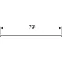 Geberit Selnova Square mosdópult 79,1x47,5 cm, hikoridió 502.866.00.1