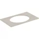 Geberit Selnova Square mosdópult 79,1x47,5 cm, világos hikoridió 502.867.00.1