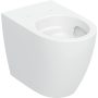 Geberit iCon falhoz illeszkedő RIMLESS álló kerámia WC TurboFlush öblítési technológiával és Keratect bevonattal 503.081.00.8