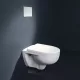 Geberit Selnova mélyöblítésű fali kerámia WC TurboFlush öblítéssel és Duroplast ülőkével, fehér 503.083.00.1
