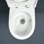 Geberit Selnova mélyöblítésű fali kerámia WC TurboFlush öblítéssel és Duroplast ülőkével, fehér 503.083.00.1