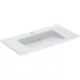 Geberit ONE mosdó hátsó lefolyóval túlfolyó nélkül 90x48 cm, KeraTect, fényes fehér 505.006.00.1