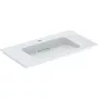 Geberit ONE mosdó hátsó lefolyóval túlfolyó nélkül 90x48 cm, KeraTect, fényes fehér 505.006.00.1