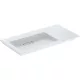 Geberit ONE balos mosdó hátsó lefolyóval 90x48 cm, KeraTect, csaplyuk és túlfolyó nélkül 505.008.00.1