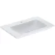 Geberit One beépíthető mosdó 75x48 cm csaplyukkal, túlfolyó nélkül, KeraTect felület bevonattal 505.010.01.2