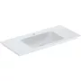 Geberit One beépíthető mosdó 105x48 cm csaplyukkal, túlfolyó nélkül, KeraTect felület bevonattal 505.010.01.4