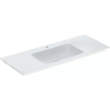   Geberit One beépíthető mosdó 120x48 cm csaplyukkal, túlfolyó nélkül, KeraTect felület bevonattal 505.010.01.5