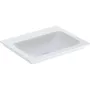 Geberit One beépíthető mosdó 60x48 cm csaplyuk és túlfolyó nélkül, KeraTect felület bevonattal 505.011.01.1