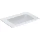 Geberit One beépíthető mosdó 75x48 cm csaplyuk és túlfolyó nélkül, KeraTect felület bevonatta 505.011.01.2