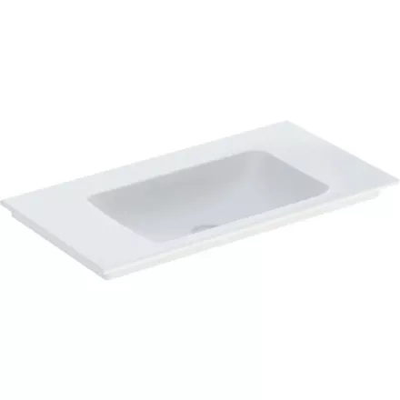 Geberit One beépíthető mosdó 90x48 cm csaplyuk és túlfolyó nélkül, KeraTect felület bevonattal 505.011.01.3