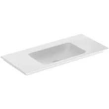   Geberit One beépíthető mosdó 105x48 cm, csaplyuk és túlfolyó nélkül, KeraTect felület bevonattal 505.011.01.4