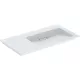 Geberit ONE jobbos mosdó hátsó lefolyóval 90x48cm, KeraTect, csaplyuk és túlfolyó nélkül 505.013.00.1