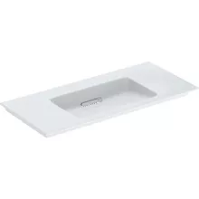   Geberit ONE mosdó hátsó lefolyóval 105x48 cm, KeraTect, túlfolyó és csapfurat nélkül 505.014.00.1