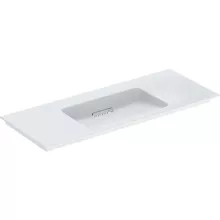   Geberit ONE mosdó hátsó lefolyóval 120x48 cm túlfolyó és csapfurat nélkül, KeraTect bevonat 505.016.00.1
