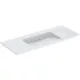 Geberit ONE mosdó hátsó lefolyóval 120x48 cm túlfolyó és csapfurat nélkül, KeraTect bevonat 505.016.00.1