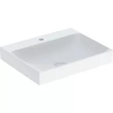   Geberit One mosdó 60x48 cm csaplyukkal, túlfolyó nélkül, KeraTect felület bevonattal 505.020.01.1
