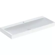   Geberit One mosdó 120x48 cm csaplyukkal, túlfolyó nélkül, KeraTect felület bevonattal 505.020.01.5