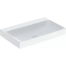   Geberit One mosdó 75x48 cm csaplyuk és túlfolyó nélkül, KeraTect felület bevonattal 505.021.01.2