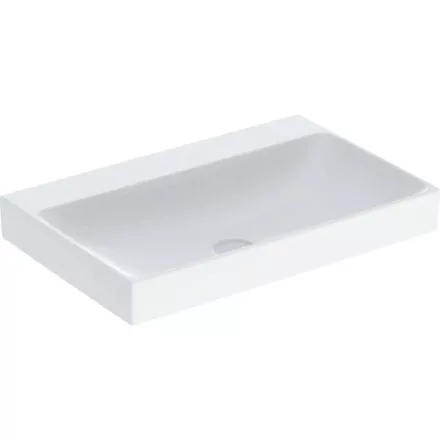 Geberit One mosdó 75x48 cm csaplyuk és túlfolyó nélkül, KeraTect felület bevonattal 505.021.01.2