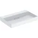 Geberit One mosdó hátsó lefolyóval 75x48 cm csaplyuk és túlfolyó nélkül, KeraTect, fehér 505.035.00.1