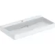Geberit One mosdó hátsó lefolyóval 90x48 cm csaplyukkal és túlfolyó nélkül, KeraTect, fehér 505.038.00.1
