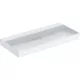 Geberit One mosdó hátsó lefolyóval 105x48 cm, KeraTect, csaplyuk és túlfolyó nélkül, fehér 505.045.00.1