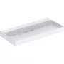 Geberit One mosdó hátsó lefolyóval 105x48 cm, KeraTect, csaplyuk és túlfolyó nélkül, fehér 505.045.00.1