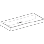 Geberit One mosdó hátsó lefolyóval 105x48 cm, KeraTect, csaplyuk és túlfolyó nélkül, fehér 505.045.00.1