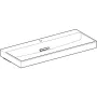 Geberit One mosdó hátsó lefolyóval 120x48 cm csaplyukkal és túlfolyó nélkül, KeraTect, fehér 505.048.00.1