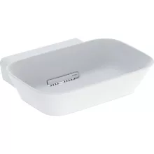   Geberit One pultra ültethető mosdó 50 cm, csaplyuk és túlfolyó nélkül, matt fehér 505.052.00.1